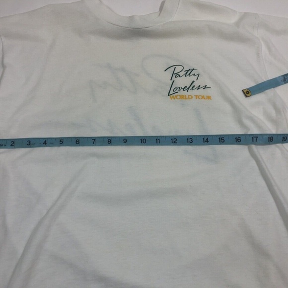 Vintage 80s 90s Patty Loveless World Tour Country Music Screen Stars T-Shirt S/M - Picture 8 of 10